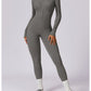 Zipper Seamless Jumpsuit