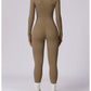 Zipper Seamless Jumpsuit