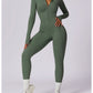 Zipper Seamless Jumpsuit