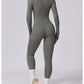 Zipper Seamless Jumpsuit