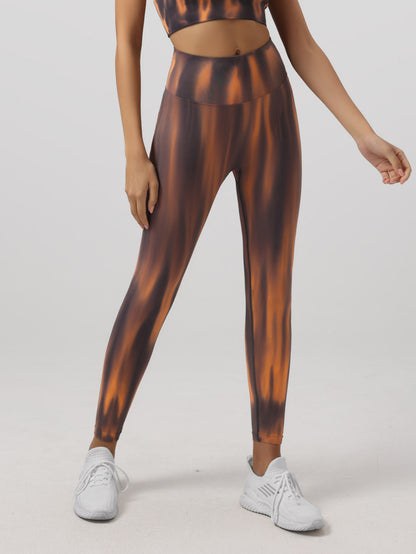 Burn Out Seamless High Waist Leggings