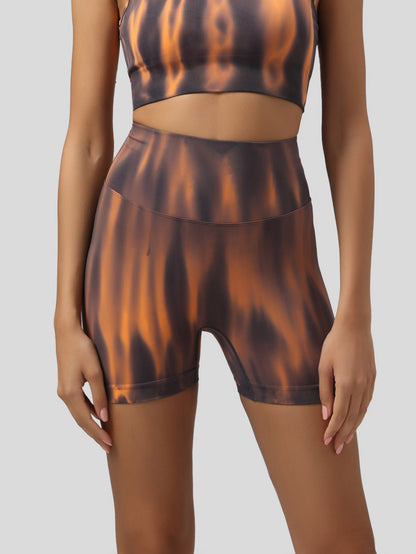 Burn Out Seamless Biker Shorts