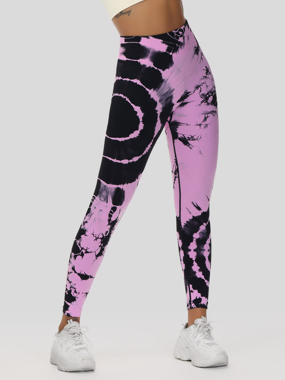 Ripple Tie Dye Butt Lifting Legging