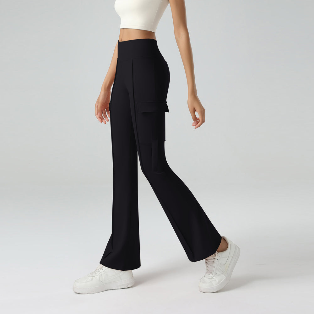 Comfort Club Pockets Flared Leggings