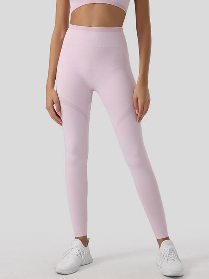 Contrast Color High Waist Leggings