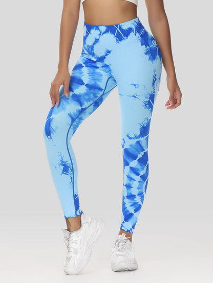 Ripple Tie Dye Butt Lifting Legging