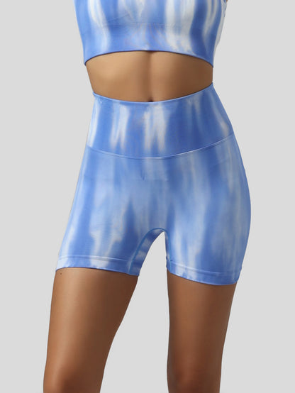 Burn Out Seamless Biker Shorts