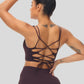 Crisscross Back Crop Tank Top