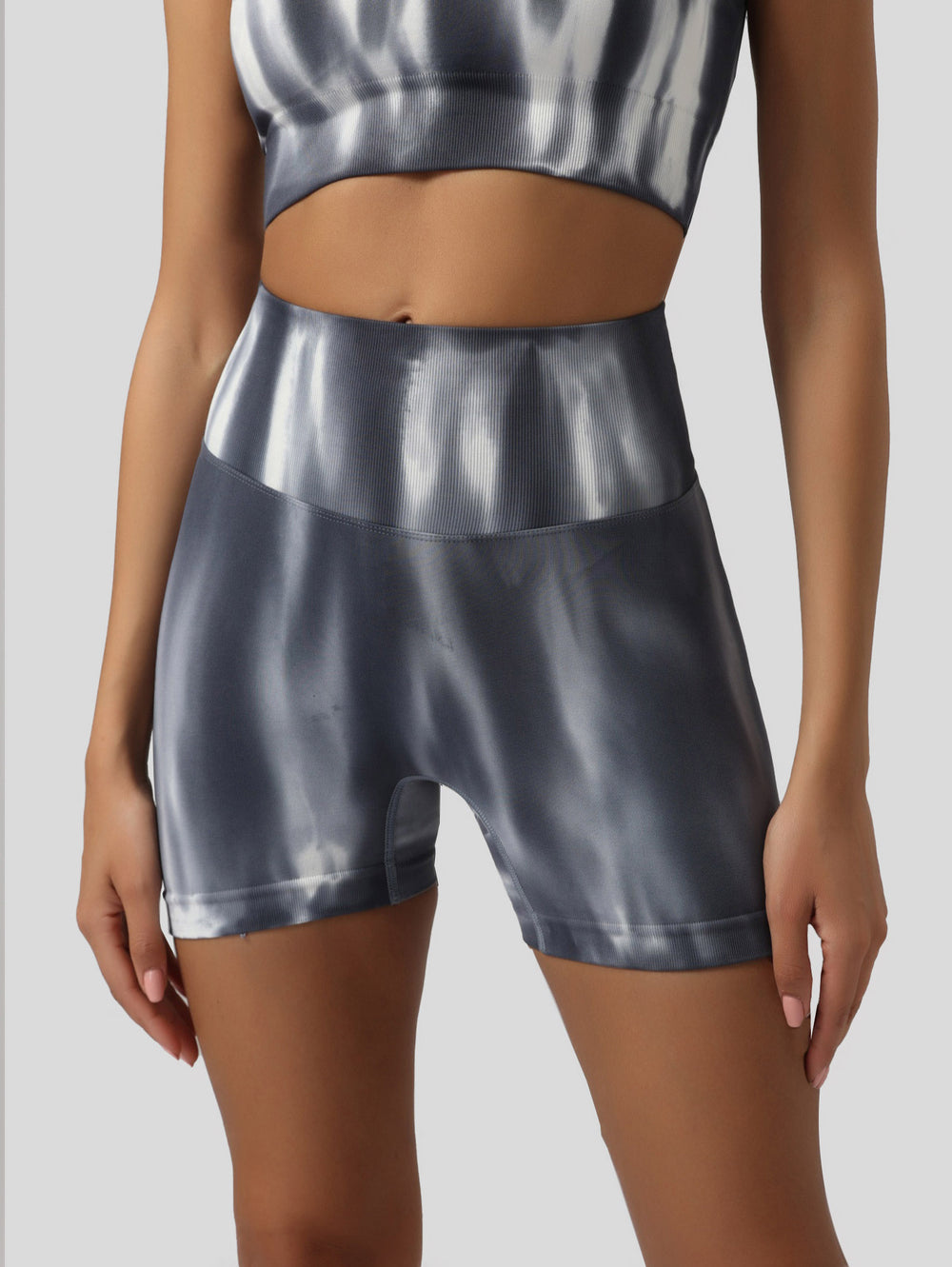 Burn Out Seamless Biker Shorts