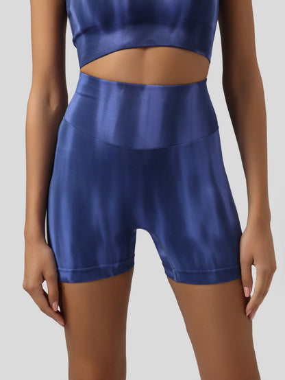 Burn Out Seamless Biker Shorts