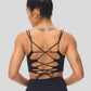 Crisscross Back Crop Tank Top