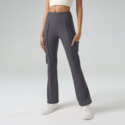 Comfort Club Pockets Flared Leggings