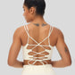 Crisscross Back Crop Tank Top