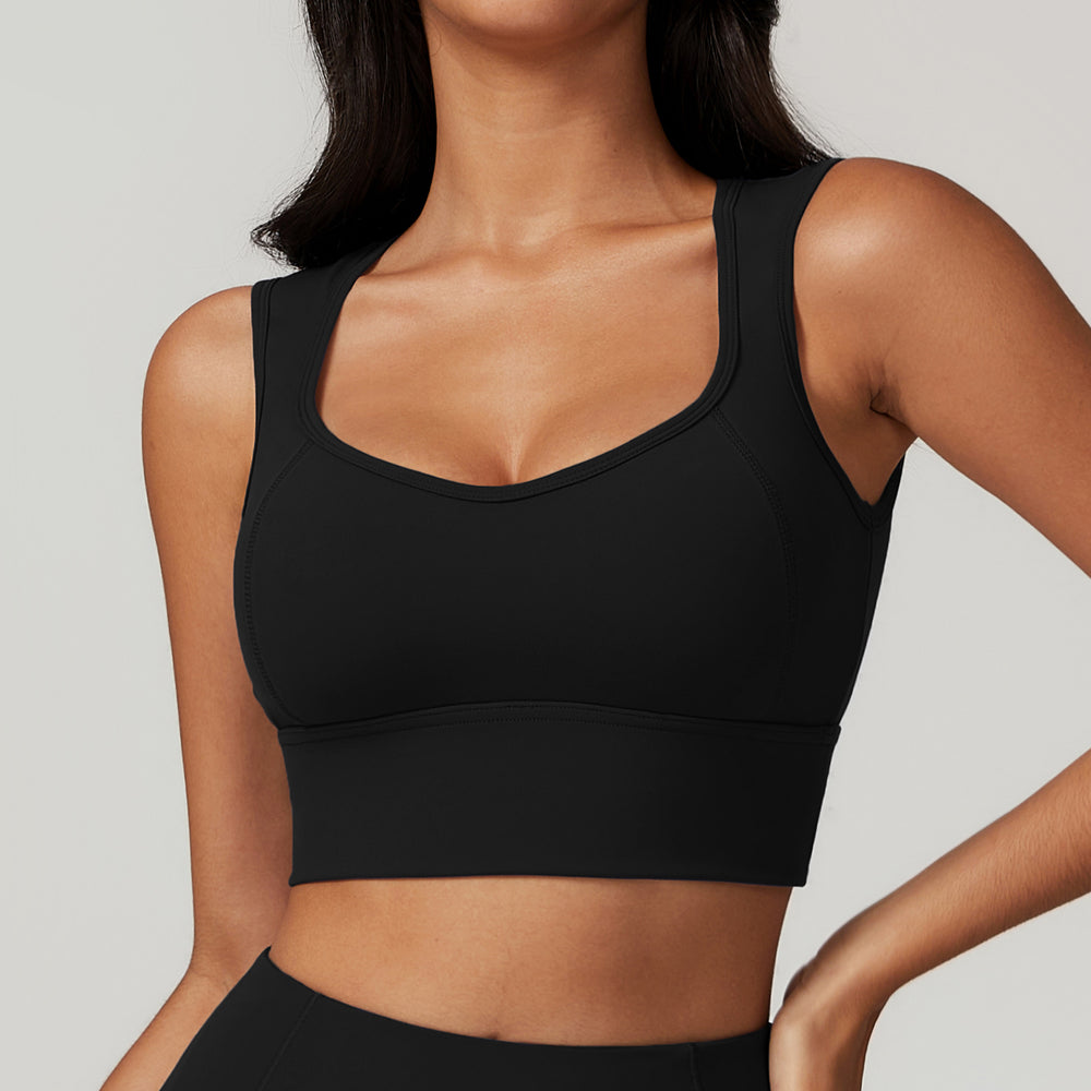 Comfort Club Brushed Fabric Sport Bra