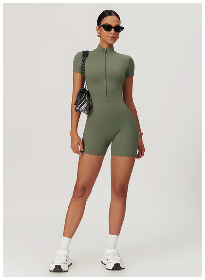 Zipper Seamless Romper