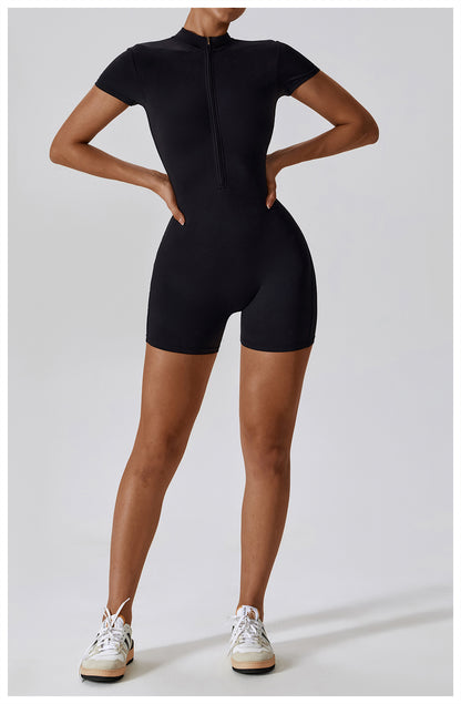 Zipper Seamless Romper