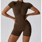 Zipper Seamless Romper