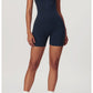 Backless Zipper Seamless Romper