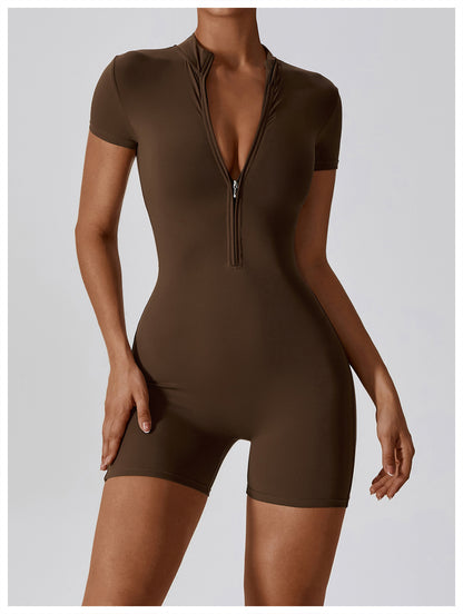 Zipper Seamless Romper