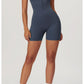 Zipper Seamless Romper